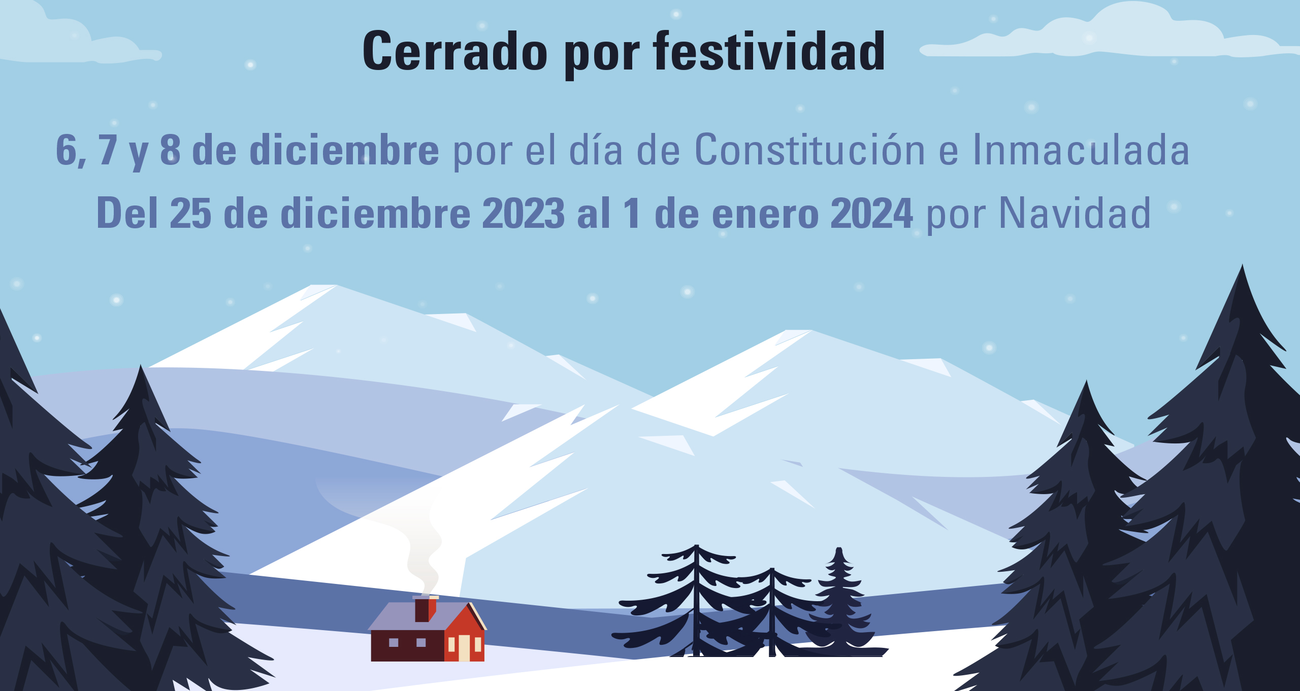 Calendario Diciembre 2023 y Enero 2024