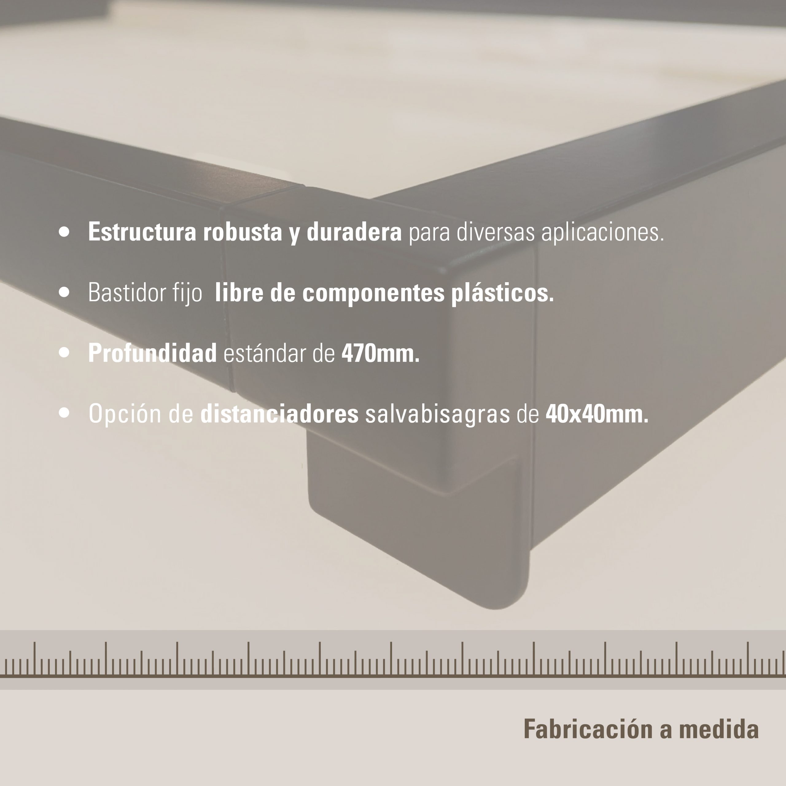 Características destacadas Características bastidor