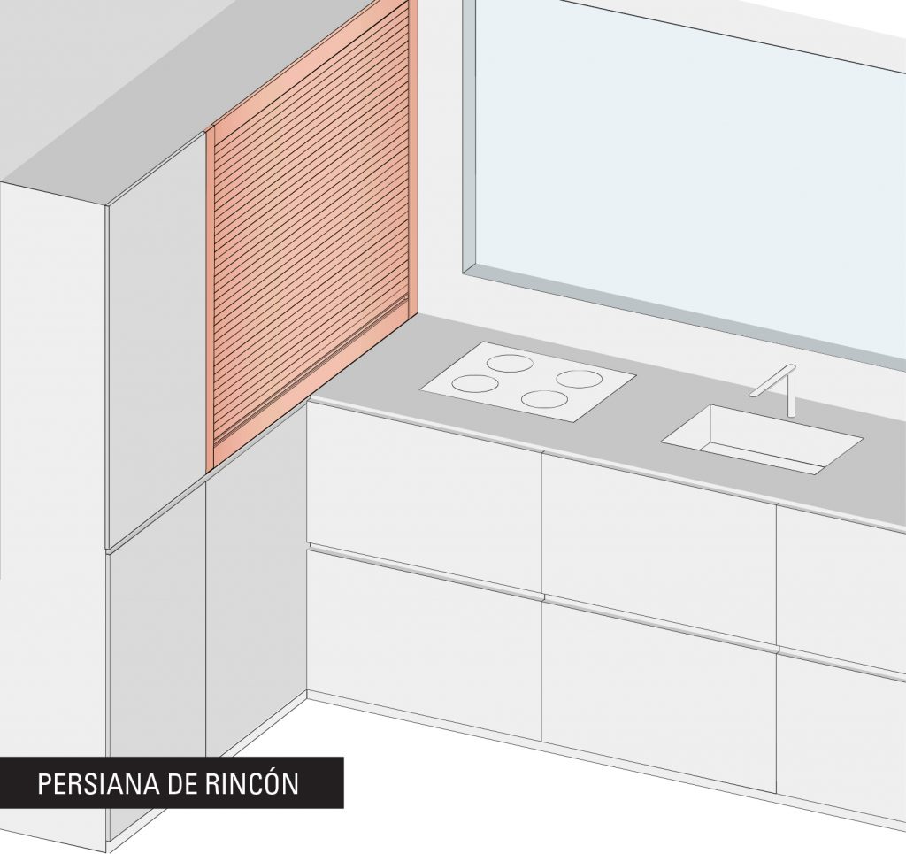 Persiana de rincón
