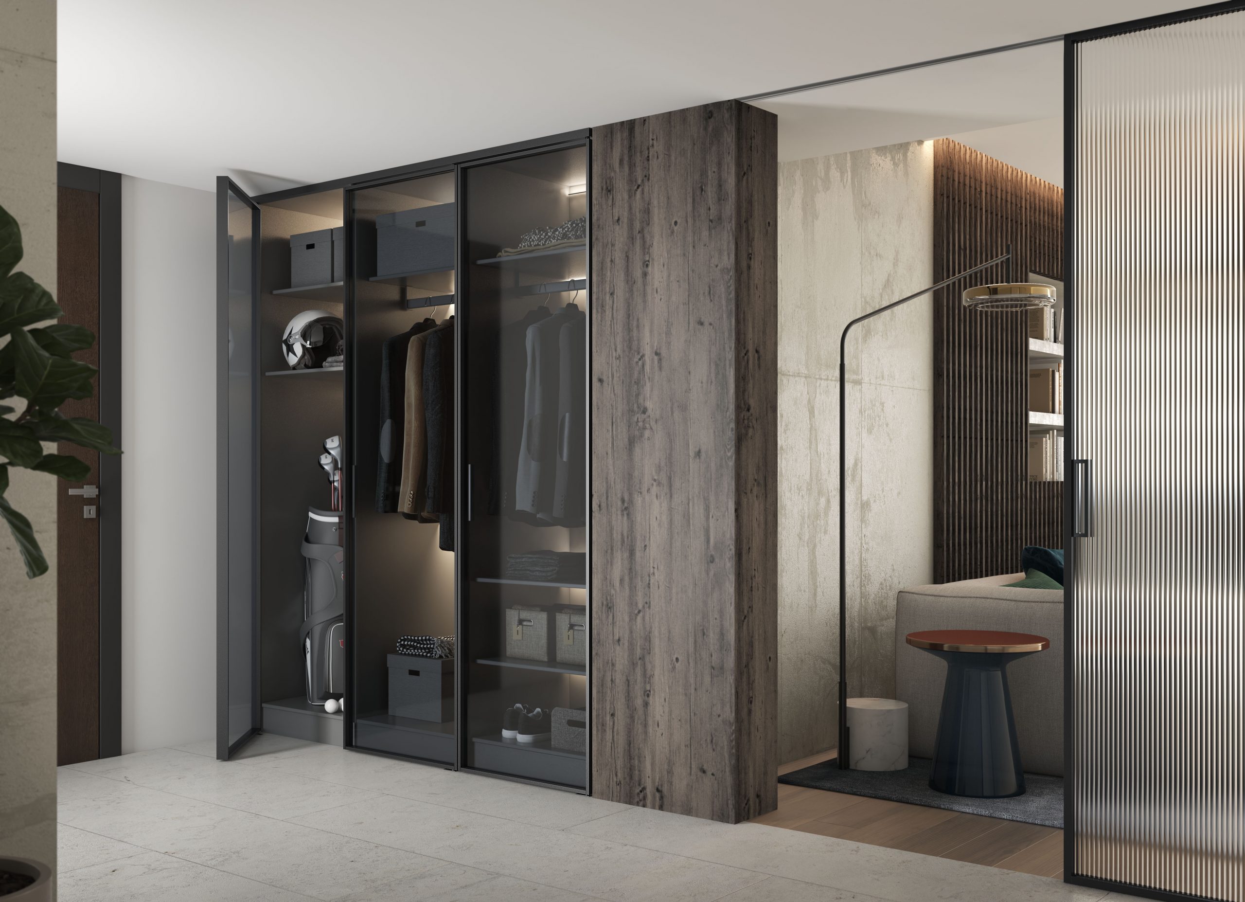 División de espacios